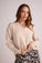 Bella DahlV - Neck Sweater - Ivory OatSweaters