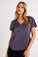 Bella DahlV - Neck Tee - Galaxy SmokeTops