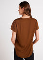 Bella DahlV - Neck Tee - Twilight GoldTops