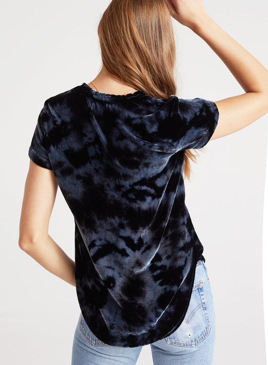 Bella DahlVelvet V - Neck Tee - Black CrystalTops