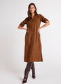 Bella DahlWestern Yoke Duster Dress - Twilight GoldDresses