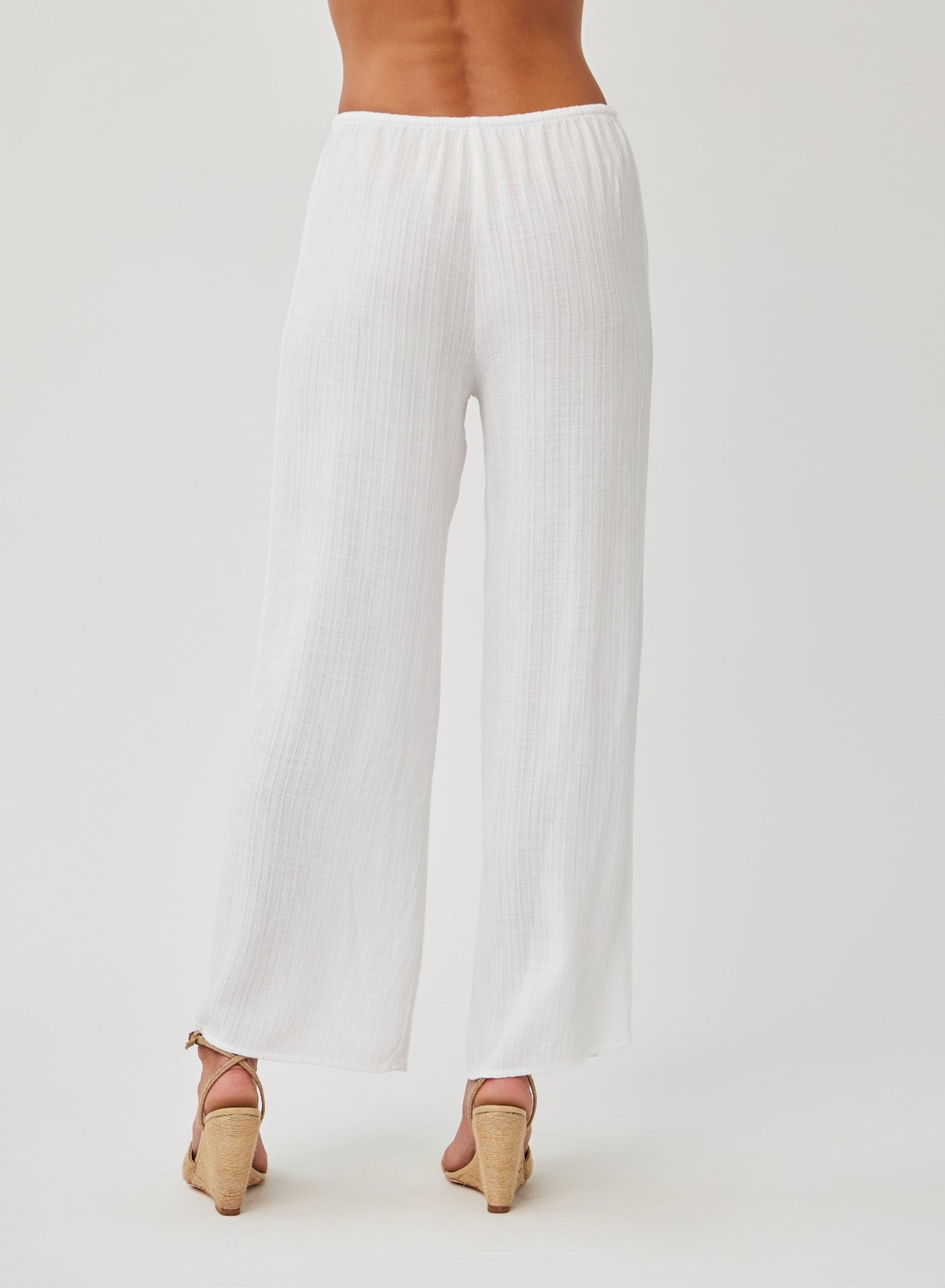 Bella Dahl Wide Leg Pant - WhiteBottoms