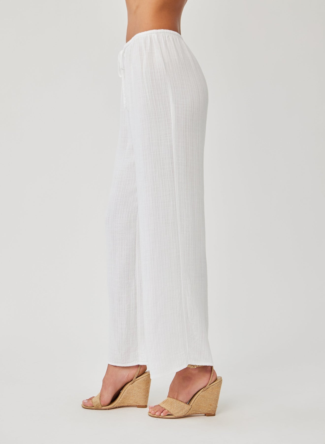 Bella Dahl Wide Leg Pant - WhiteBottoms