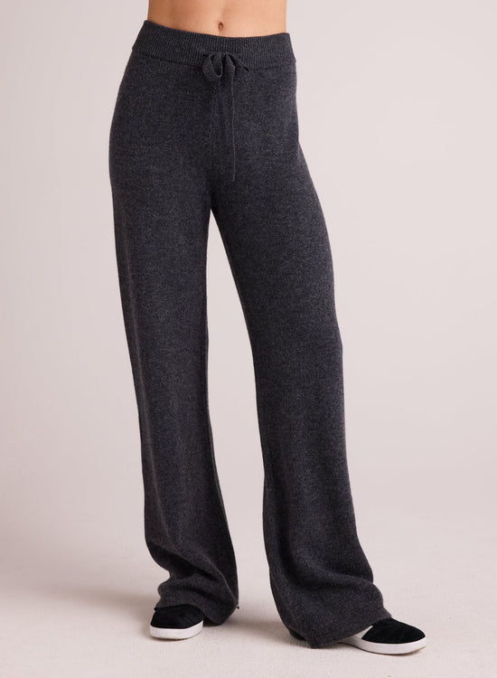 Bella DahlWide Leg Sweatpant - CharcoalBottoms