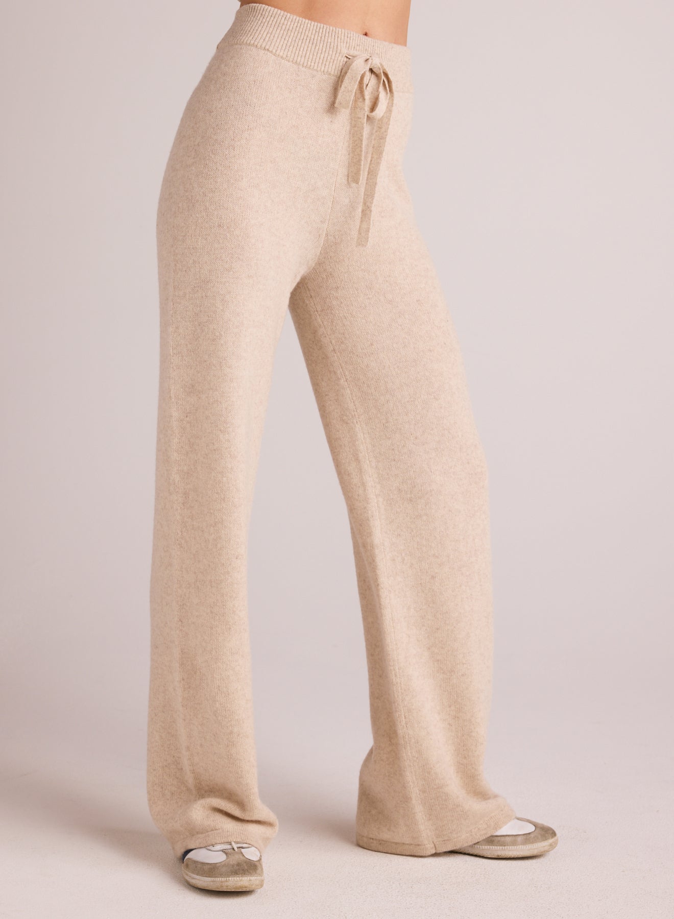 Bella DahlWide Leg Sweatpant - Ivory OatBottoms