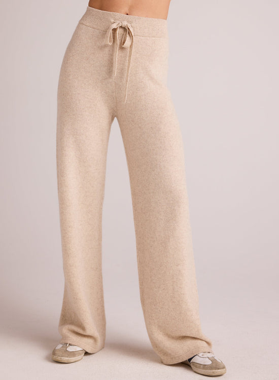 Bella DahlWide Leg Sweatpant - Ivory OatBottoms