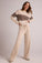 Bella DahlWide Leg Sweatpant - Ivory OatBottoms