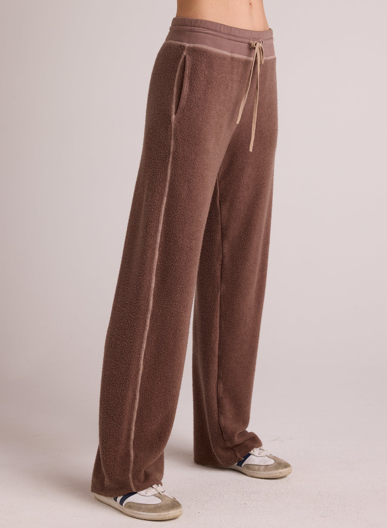 Bella DahlWide Leg Sweatpant - Mocha MistBottoms