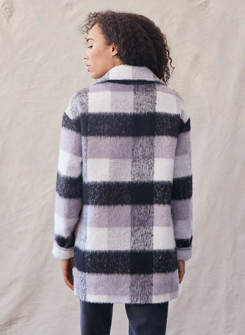 Warehouse buffalo check on sale jacket