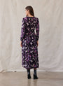 Bella DahlSmocked Back Maxi Dress - Floral Plum PrintDresses