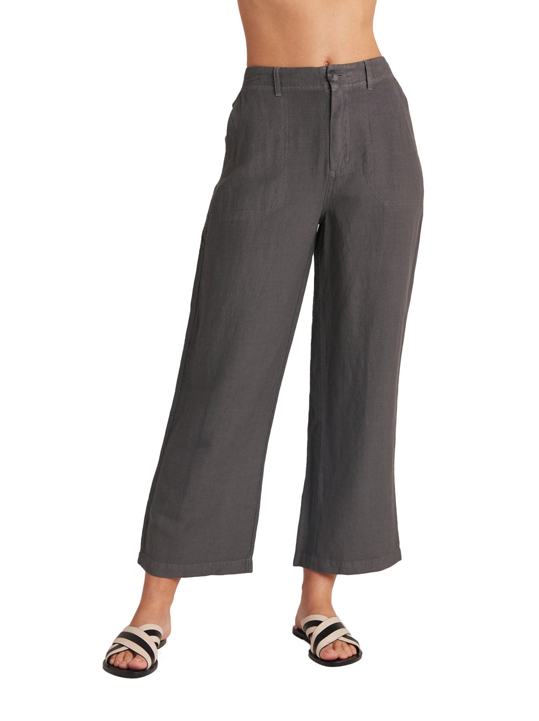 Blakely Utility Wide Leg Crop Charcoal Shadow CHARCOAL SHADOW 25