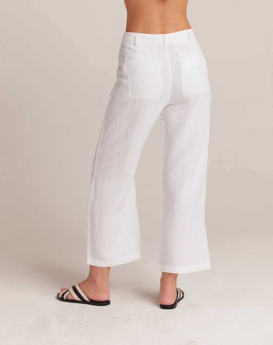 Blakely Utility Wide Leg Crop White WHITE 24