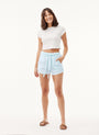 Bella DahlClean Belted Short - Beach GlassBottoms