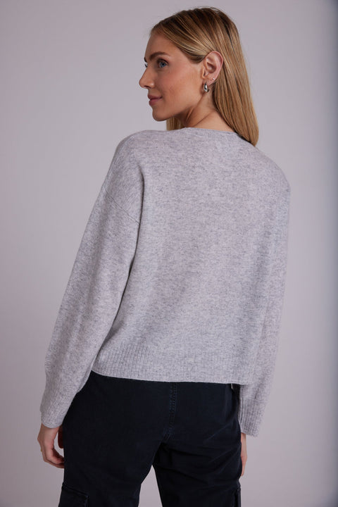 Bella Dahl Crew Neck Rib Pullover, Lilac Purple – Sabi Boutique