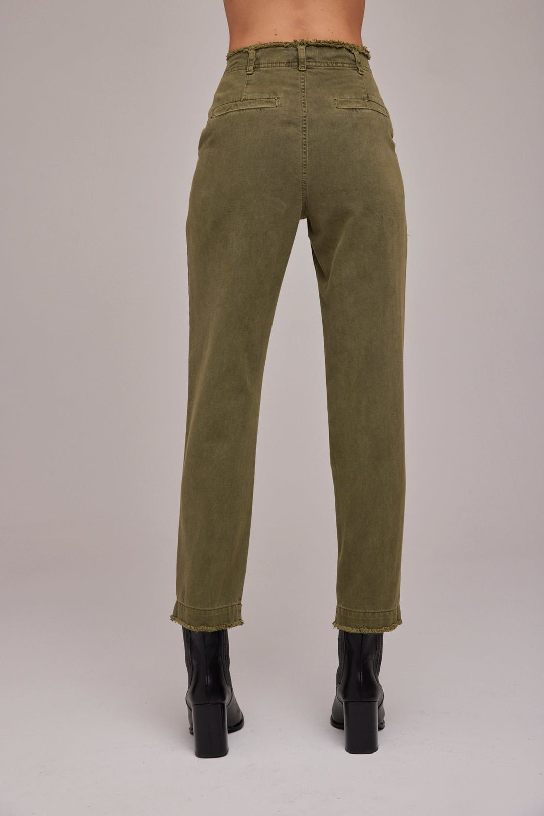 Dakota Frayed Ankle Trouser Cool Sand COOL SAND 27