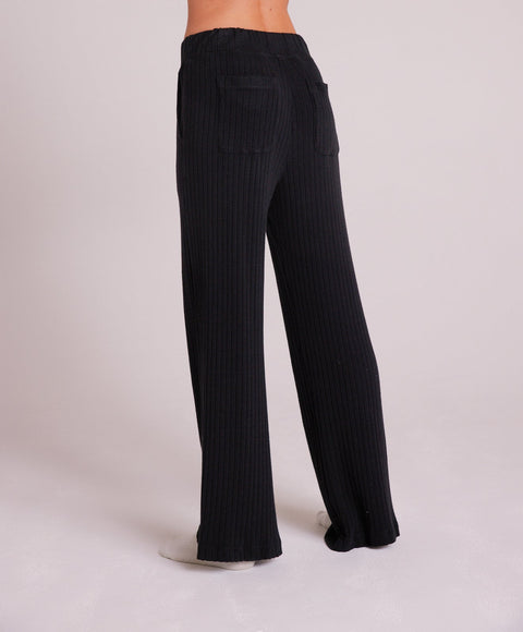 Bella Dahl Cashmere Wide Rib Jogger Heather Grey B3260-C55-300 - Free  Shipping at Largo Drive