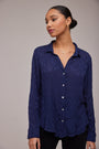 Bella DahlFlowy Button Down - Twilight NavyTops