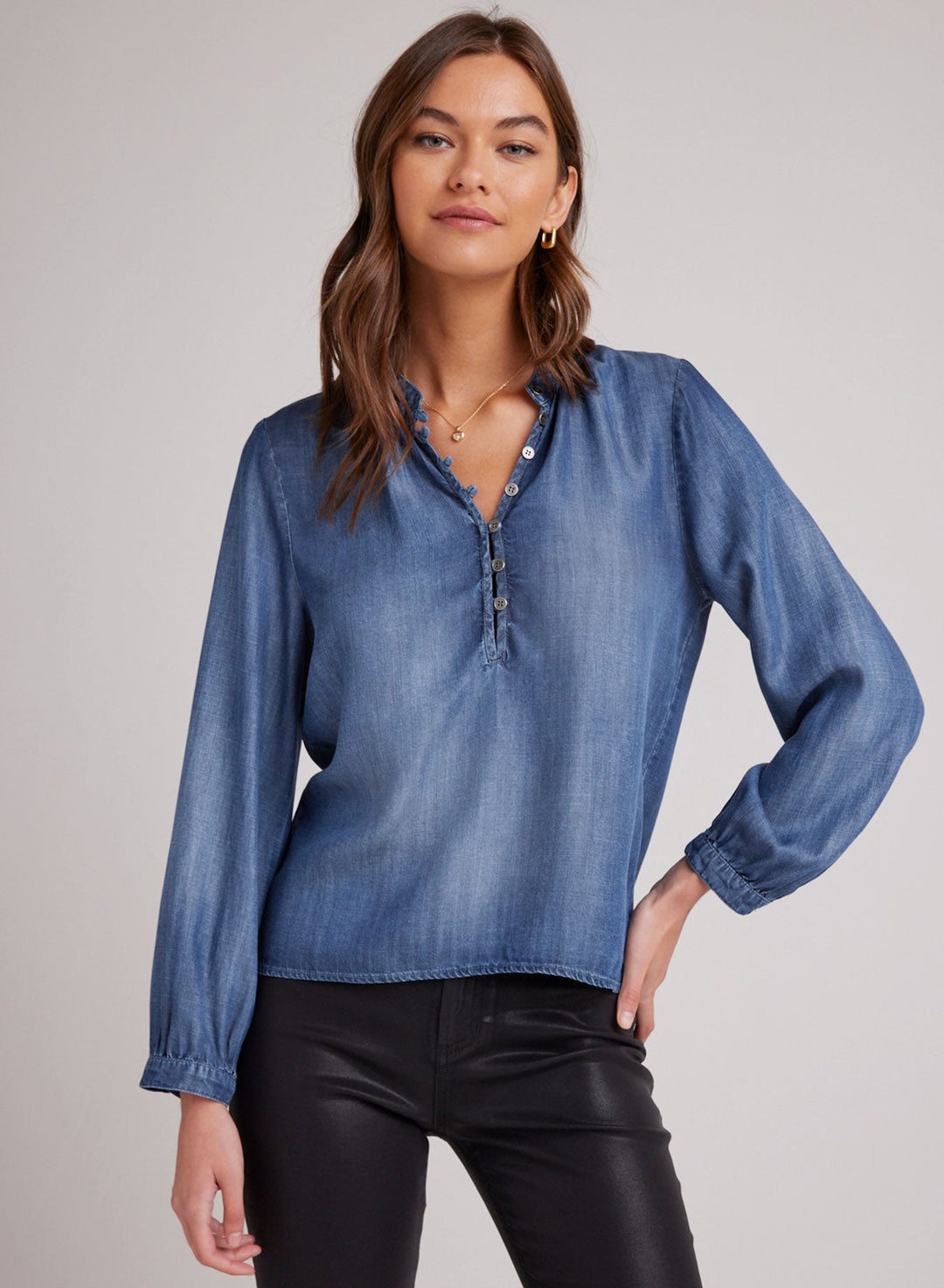 HALF PLACKET PULLOVER Bella Dahl Bella Dahl