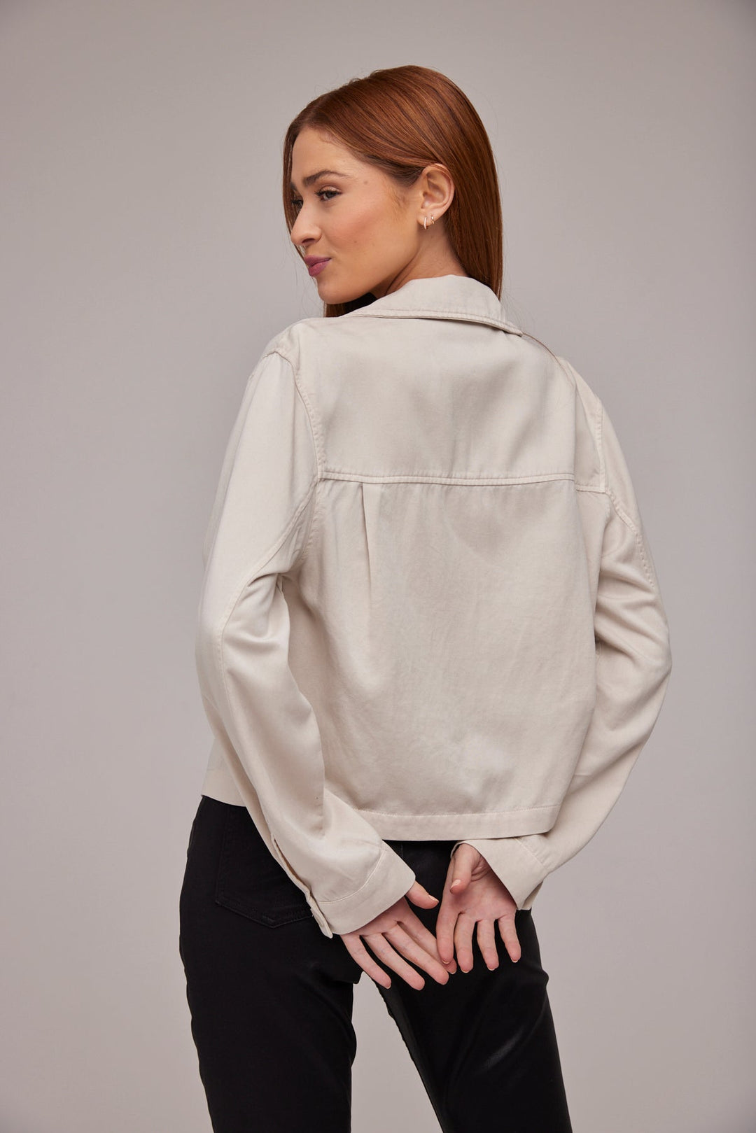 Madison Flap Pocket Jacket - Ice Fog - Bella Dahl | Bella Dahl