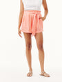 Bella DahlRuffle Tie Waist Short - Sunlit CoralBottoms