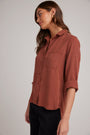 Bella DahlShirt Tail Button Down - Autumn AmberTops