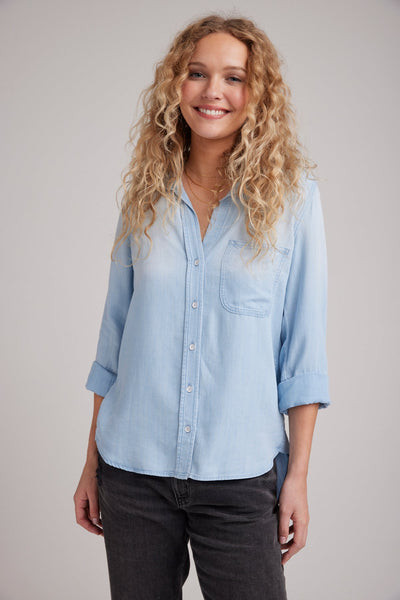 Shirt Tail Button Down Sunbleach Wash Bella Dahl Bella Dahl