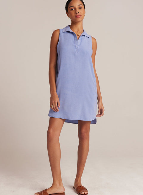 Bella Dahl Sleeveless Tiered Mini Dress - Oasis