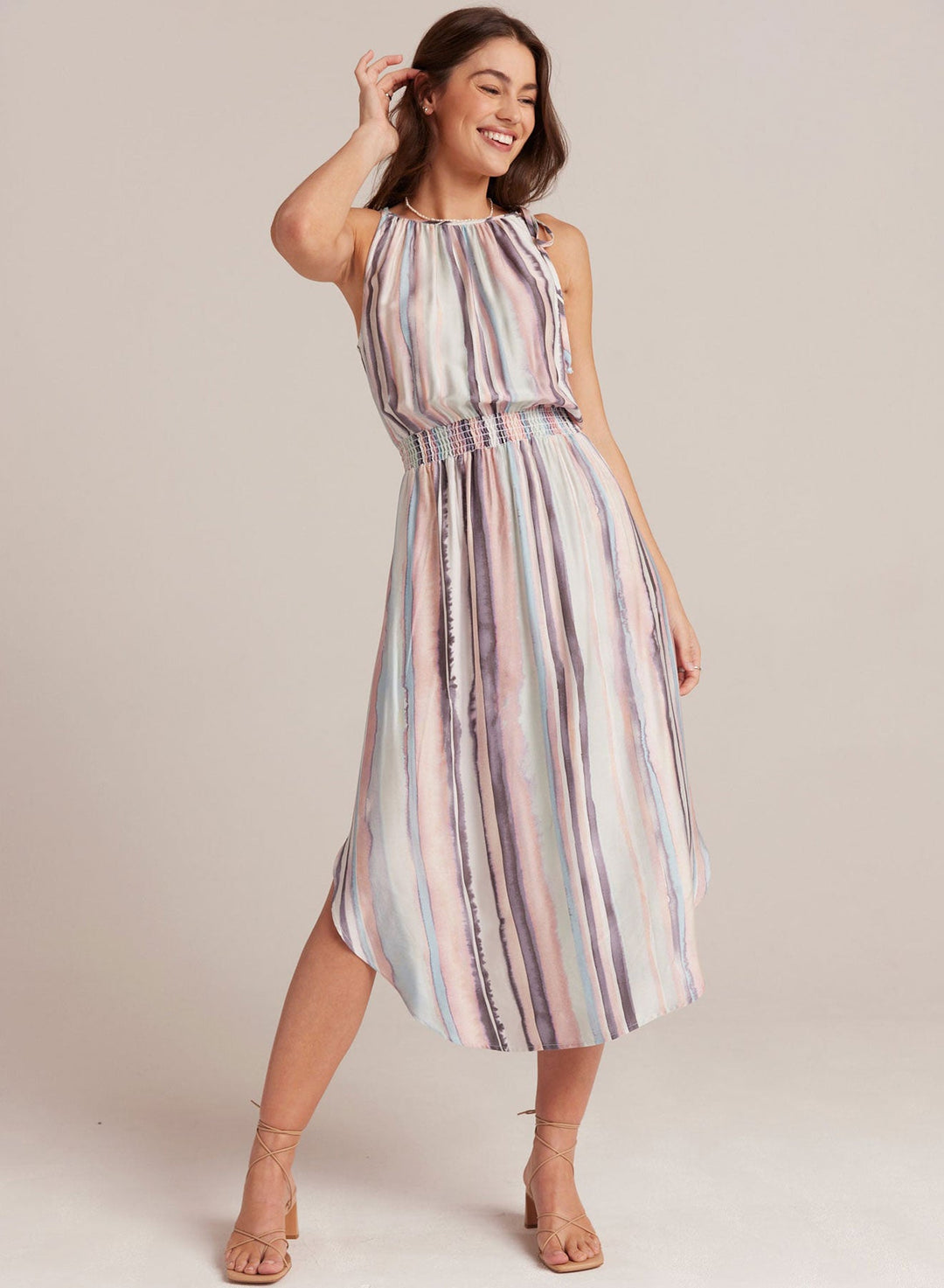 SLEEVELESS SMOCKED WAIST MIDI DRESS CTLSP Bella Dahl Bella Dahl