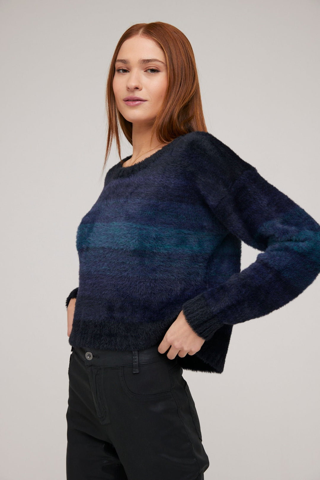 Blue ombre store sweater